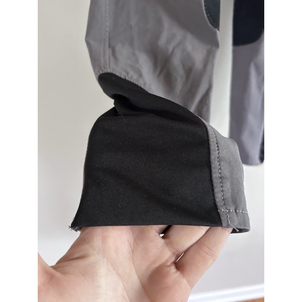 Devon Aire Riding Breeches Womens 30, Gray With Black Suede Knee Patches Accents - Picture 3 of 10